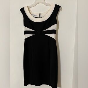 Maggy London Black And White Dress Size 12